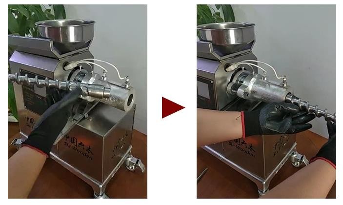 小型全自動榨油機(jī)的工作原理